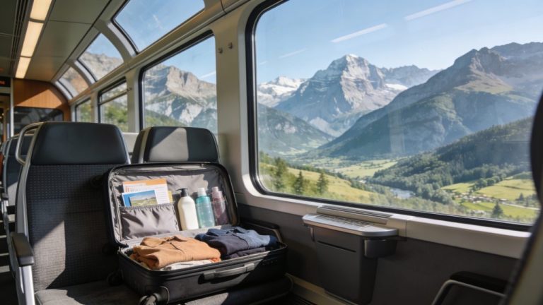 Luggage and practical tips for panoramic train journeys