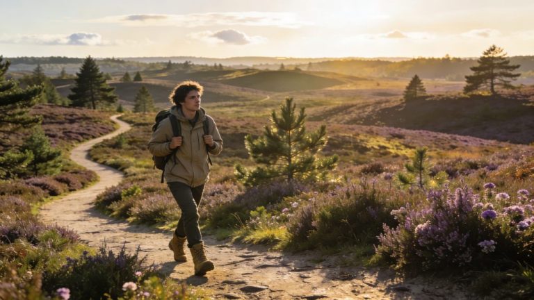 Walking routes from campsites in the Netherlands