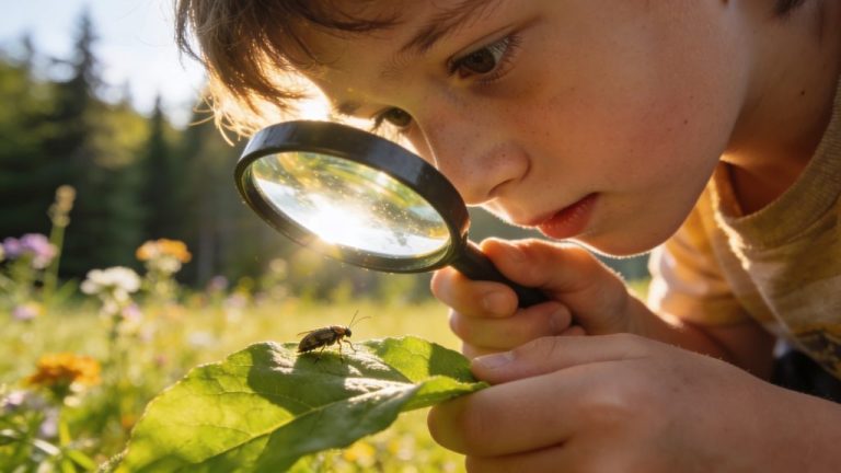 Nature holidays with children are not boring