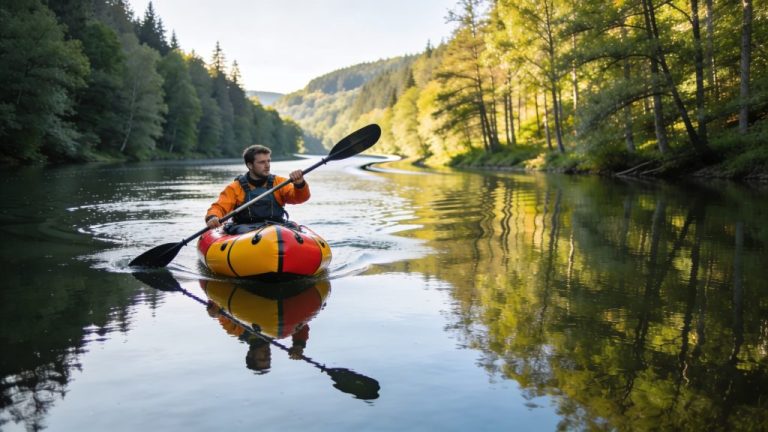 Packraft adventure in the French Ardennes