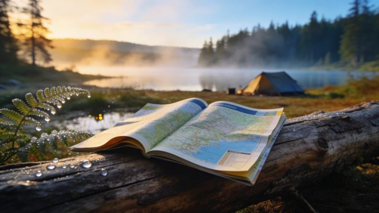 Camping where silence and nature are given space again