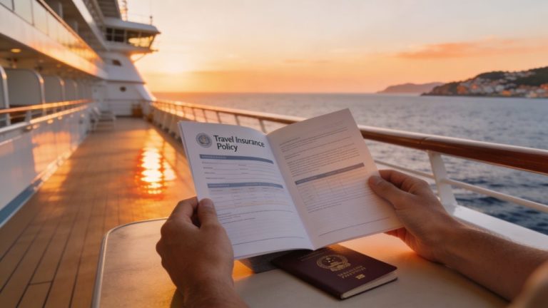 Medical expenses and travel insurance on a cruise