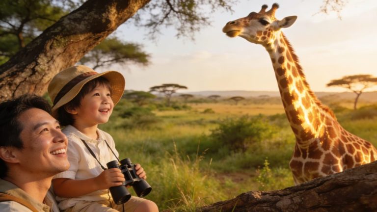 Wildlife with children without hassle and stress