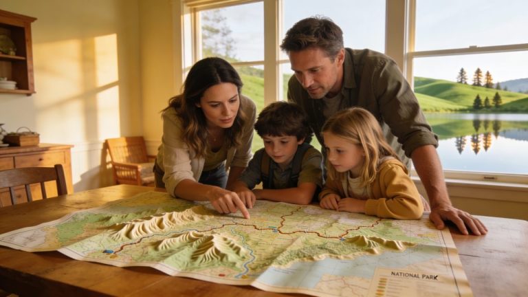 Planning road trips to nature parks with children