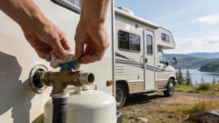 Cleaning water tanks and pipes in your motorhome