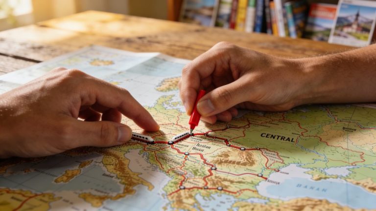 Budget for a train holiday through Central Europe
