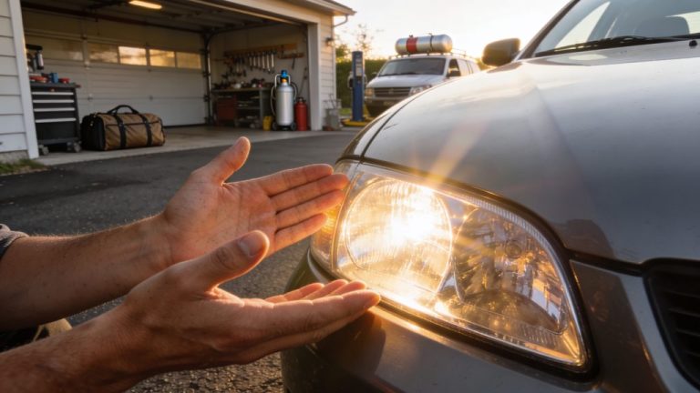 Check all lights for safe travelling