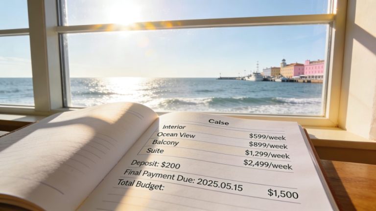 Cabin costs and budget planning for your cruise