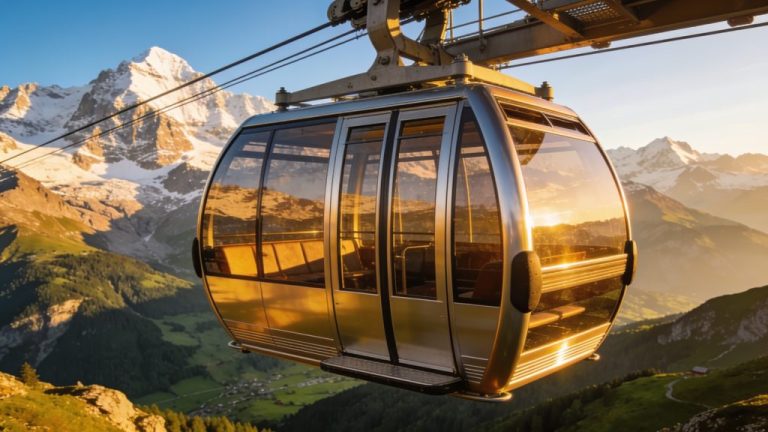 The most beautiful cable cars in the Alps
