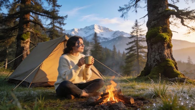 Solo camping as a woman: safe and well prepared