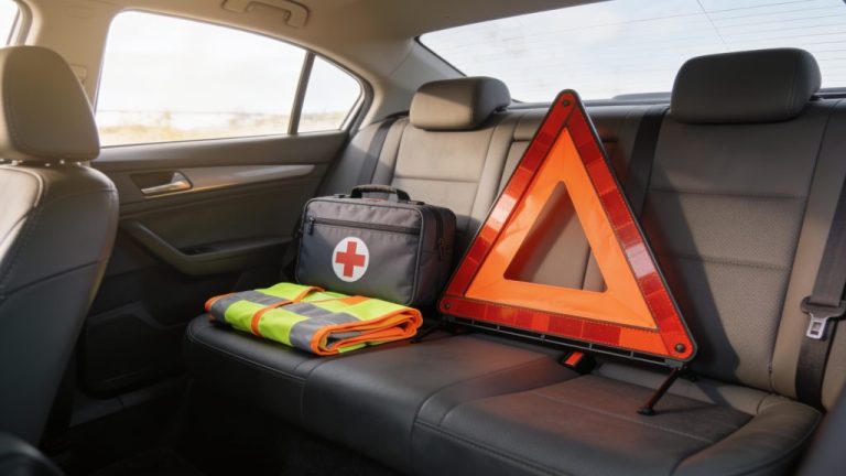 Mandatory and safe travel items for the car