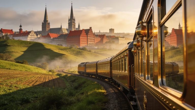 Cultural train journey past Dutch and German Hanseatic cities
